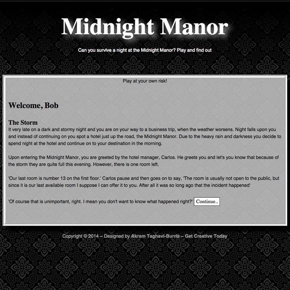 JS Text Adventure